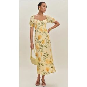 Reformation Gloria Dress in Honeyglow